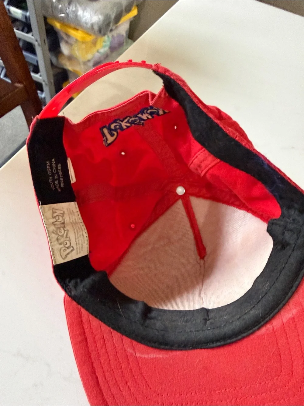Pokemon Red and White Poké Ball Kids Cap